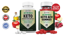 Cargar imagen en el visor de la Galería, ACV For Health Keto ACV Gummies + Pills Bundle