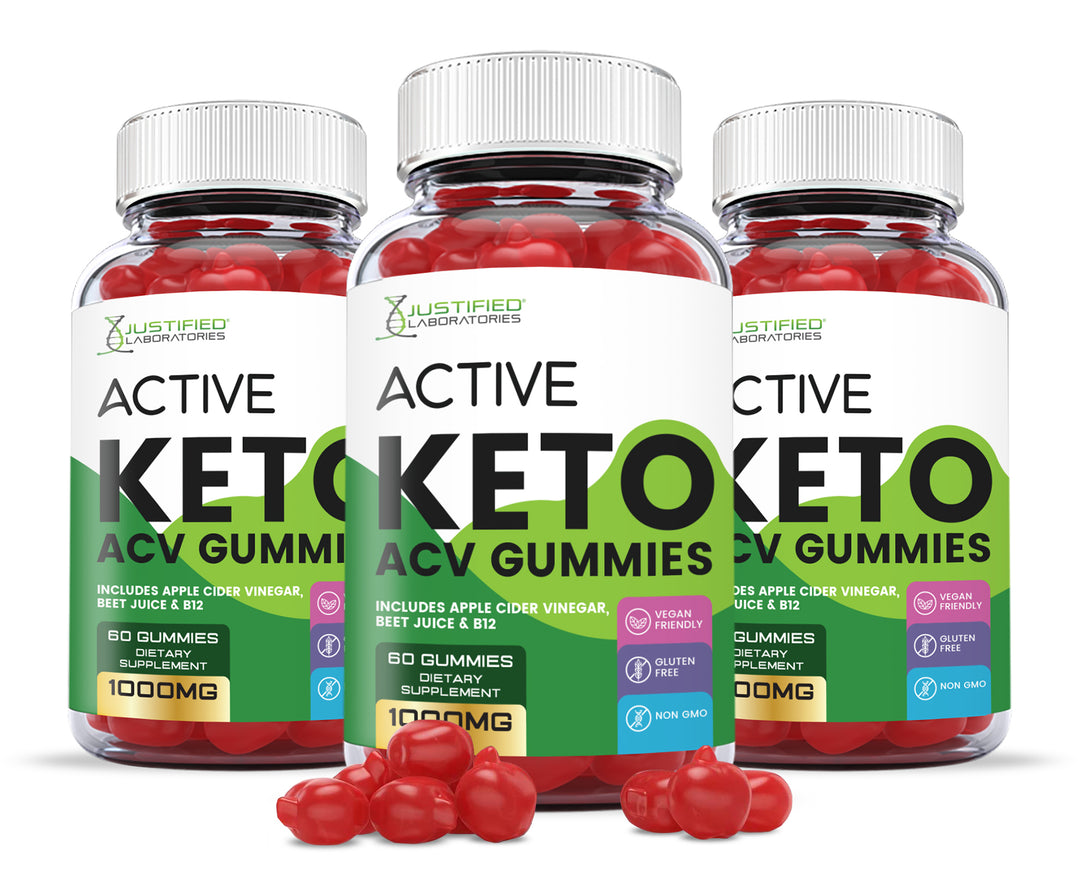3 Bottles Active Keto ACV Gummies
