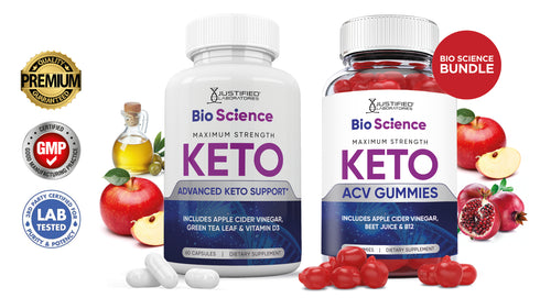 Bio Science Keto ACV גומי + חבילת גלולות