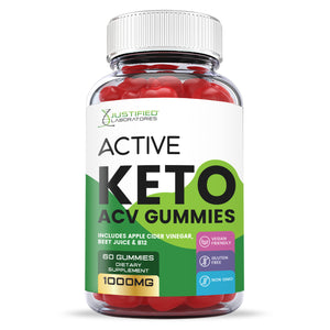 Front facing of Active Keto ACV Gummies