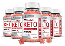 Load image into Gallery viewer, 5 bottles of Mach 5 Keto Max Gummies