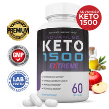 Afbeelding in Gallery-weergave laden, Advanced Keto 1500 Keto ACV Extreme Pills 1675MG