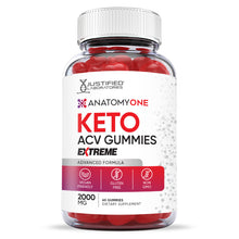 Load image into Gallery viewer, Front facing image of 2 x Stronger Anatomy One Keto ACV Gummies Extreme 2000mg