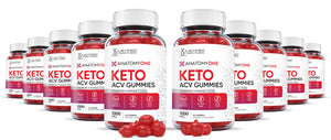 10 Bottles Anatomy One Keto ACV Gummies 1000MG