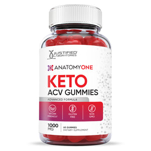 Front facing of Anatomy One Keto ACV Gummies 1000MG