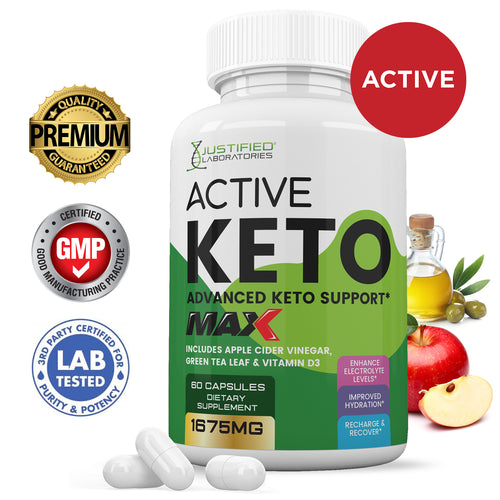 אקטיבי Keto ACV Max Pills 1675MG