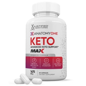 1 bottle of Anatomy One Keto ACV Max Pills 1675MG