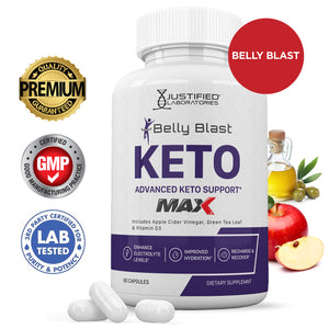 Belly Blast Keto ACV Max Pills 1675MG