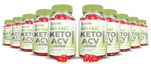 10 bottles of 2 x Stronger Bio Fast Keto ACV Gummies Extreme 2000mg