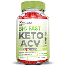 Cargar imagen en el visor de la Galería, Front facing image of 2 x Stronger Bio Fast Keto ACV Gummies Extreme 2000mg
