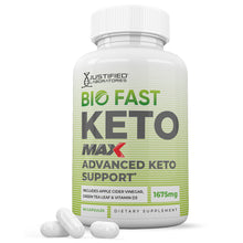 Cargar imagen en el visor de la Galería, 1 bottle of Bio Fast Keto ACV Max Pills 1675MG
