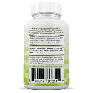 Suggested Use and warnings of Bio Fast Keto ACV Max Pills 1675MG