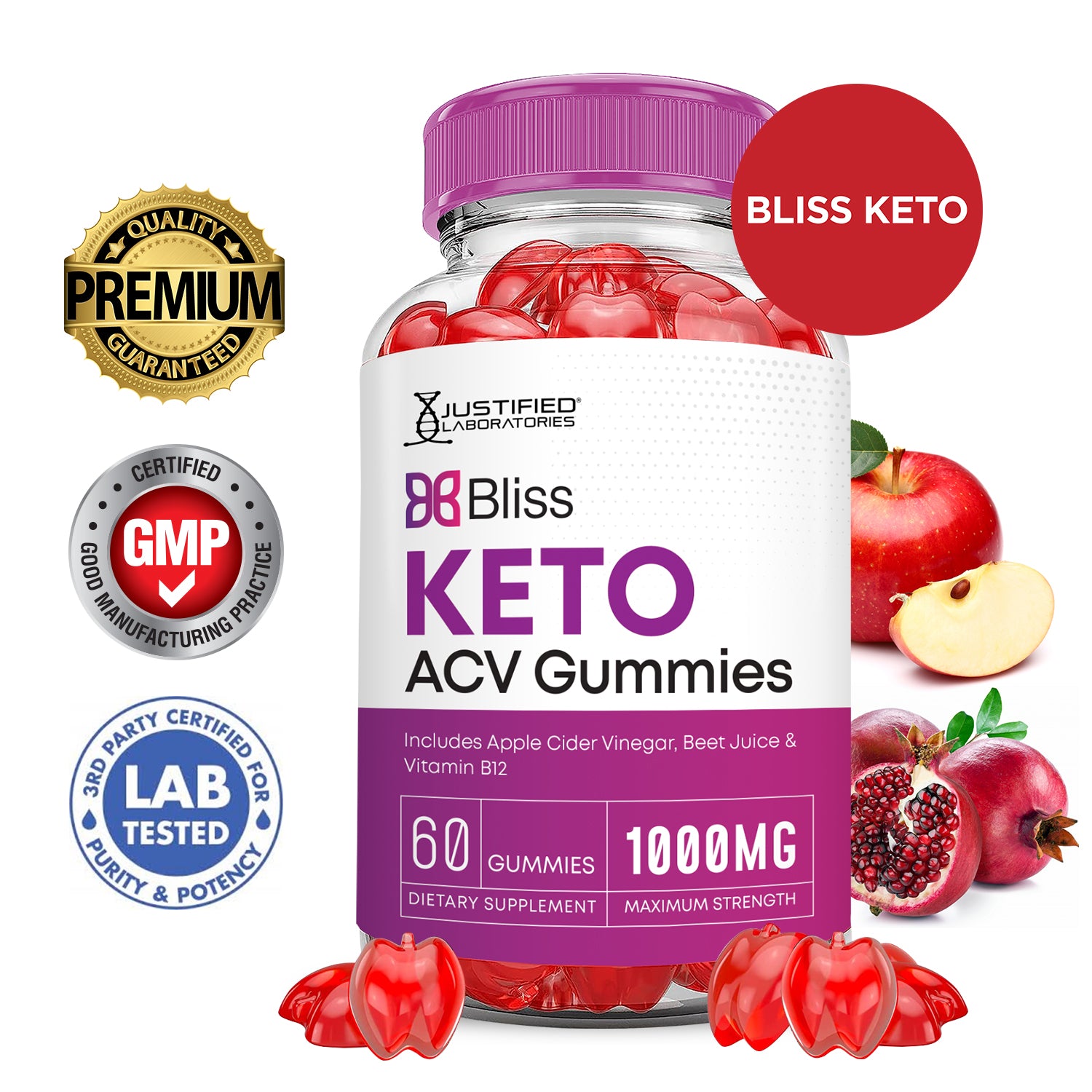 Bliss Keto ACV Gummies 1000MG