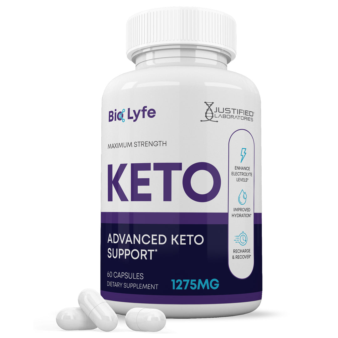 1 bottle of Bio Lyfe Keto ACV Pills 1275MG