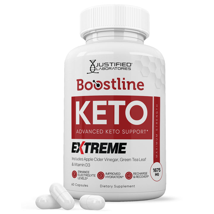1 Bottle of Boostline Keto ACV Extreme Pills 1675MG
