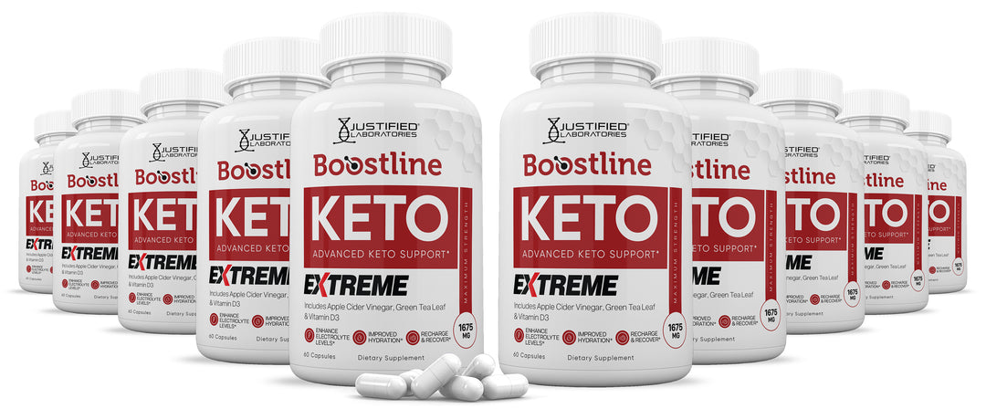 10 bottles of Boostline Keto ACV Extreme Pills 1675MG