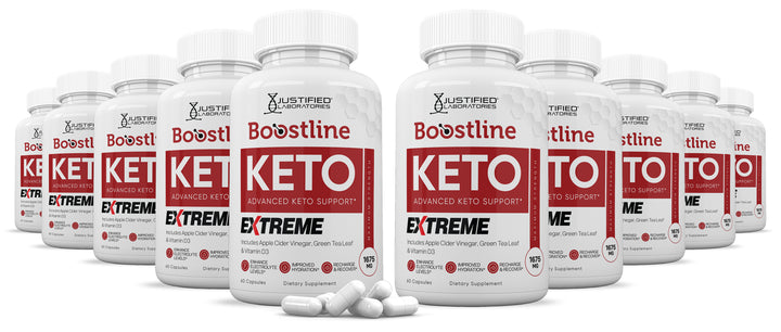 10 bottles of Boostline Keto ACV Extreme Pills 1675MG