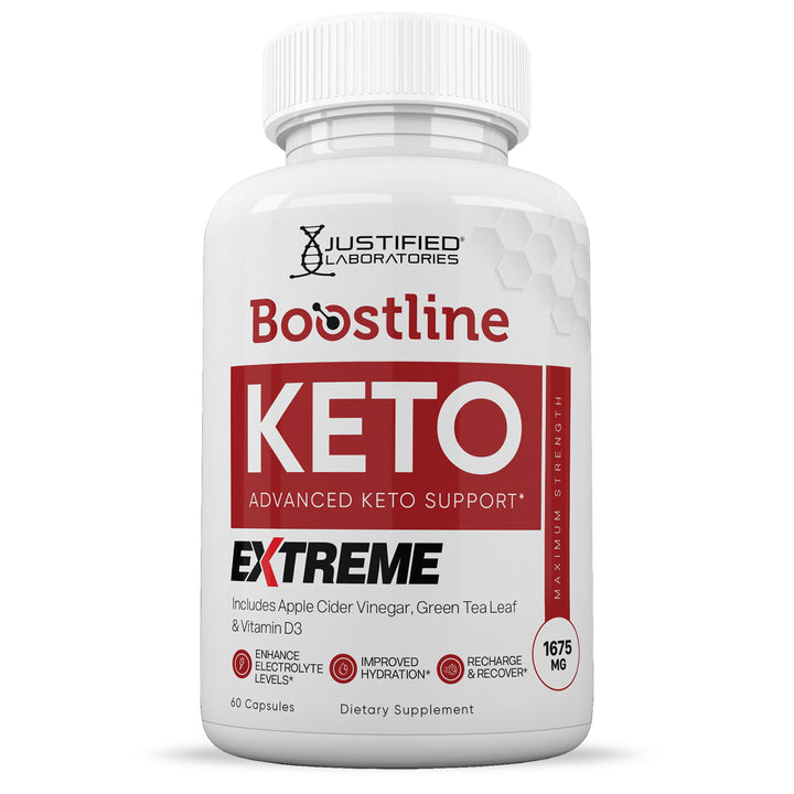Front of Boostline Keto ACV Extreme Pills 1675MG