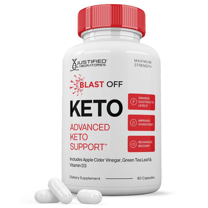 1 Bottle Blast Off Keto ACV Pills 1275MG