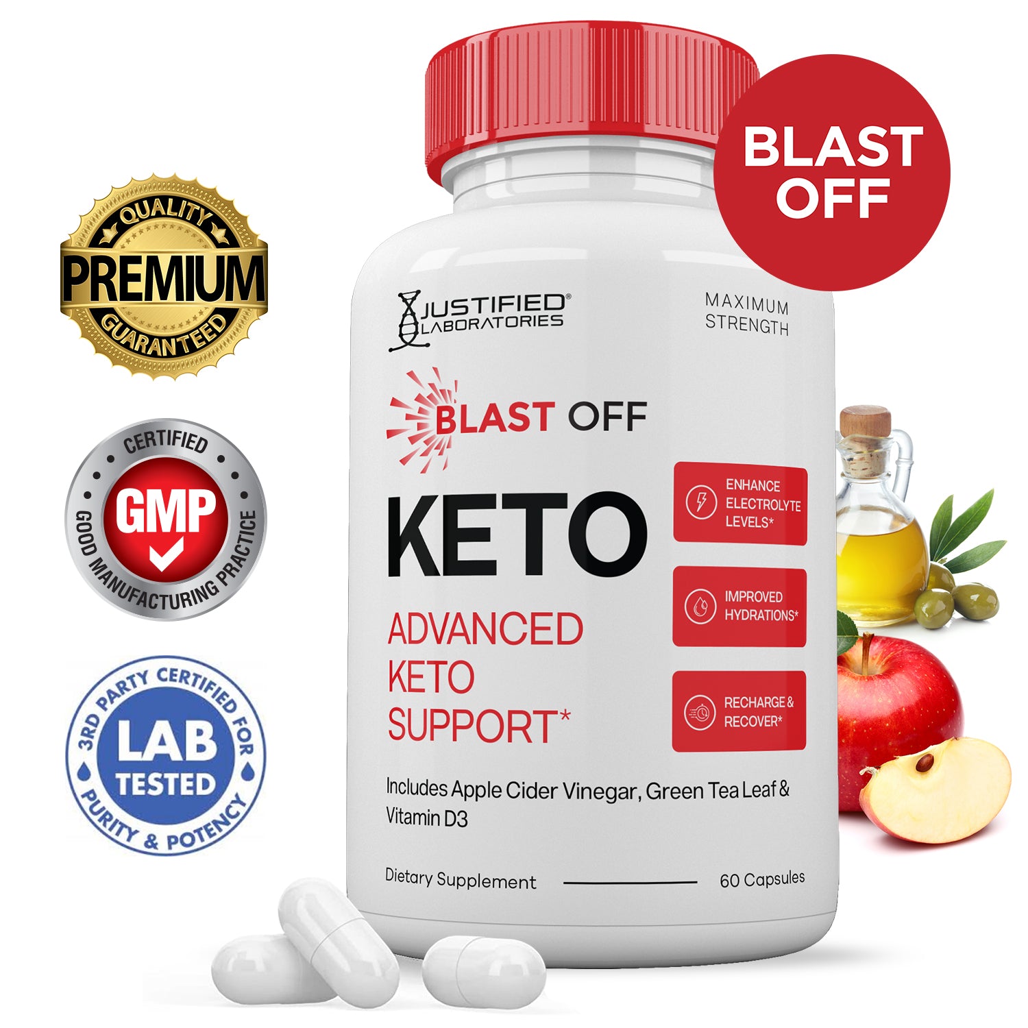 Blast Off Keto ACV Pills 1275MG