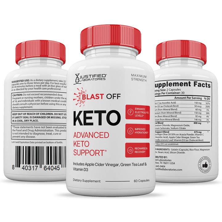 Blast Off Keto ACV Pills 1275MG