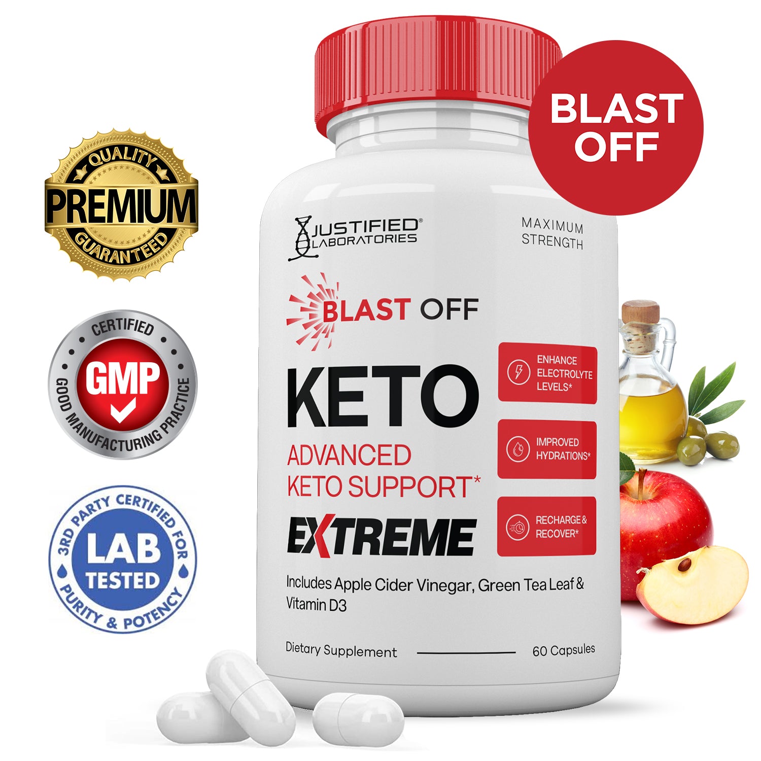 Blast Off Keto ACV Extreme Pills 1675MG