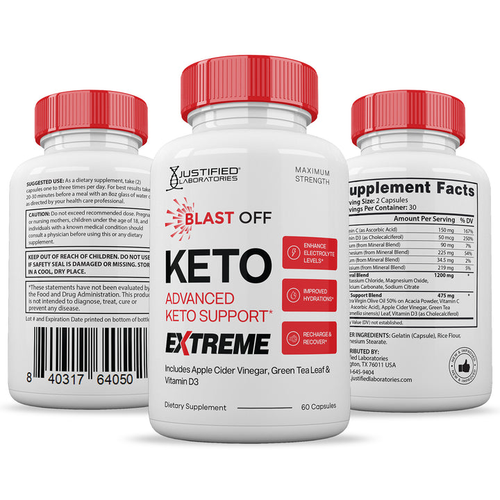 Blast Off Keto ACV Extreme Pills 1675MG
