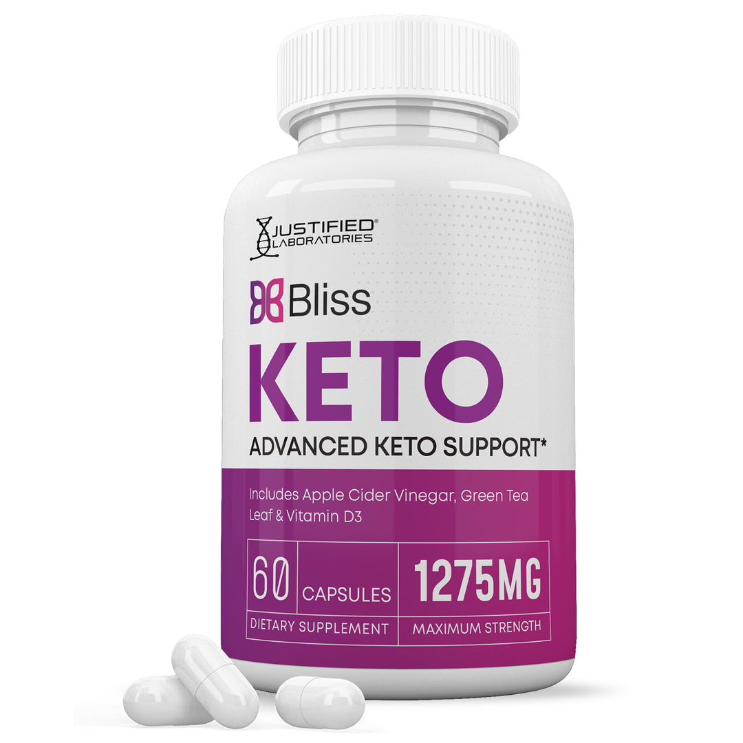 1 Bottle of Bliss Keto ACV Pills 1275MG