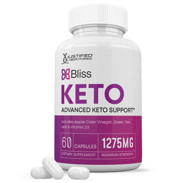 1 Bottle of Bliss Keto ACV Pills 1275MG