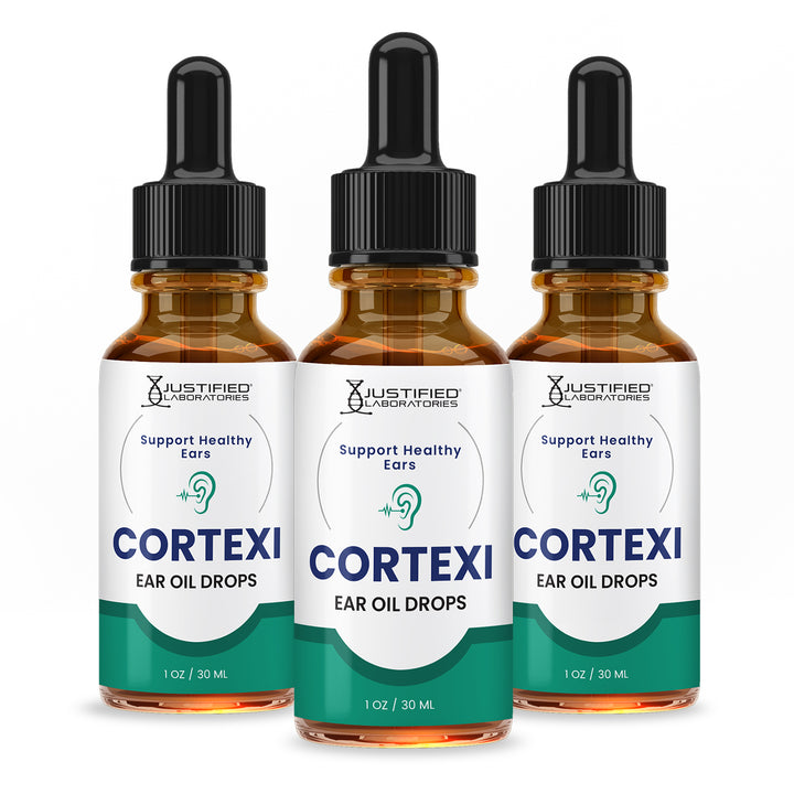 3 bottles of Cortexi Ear Oil Drops