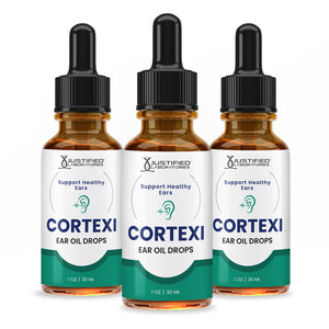 3 bottles of Cortexi Ear Oil Drops