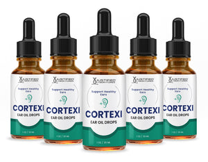 5 bottles of Cortexi Ear Oil Drops