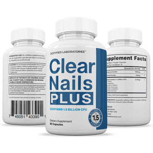 Clear Nails Plus 1.5 mil millones de píldoras probióticas CFU