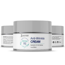 Load image into Gallery viewer, All sides of bottle of the Derma PGX Anti Wrinkle Cream
