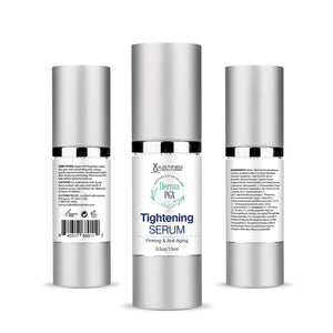 All sides of bottle of the Derma PGX Tightening Serum