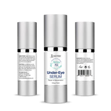 Load image into Gallery viewer, All sides of bottle of the Derma PGX Under Eye Serum