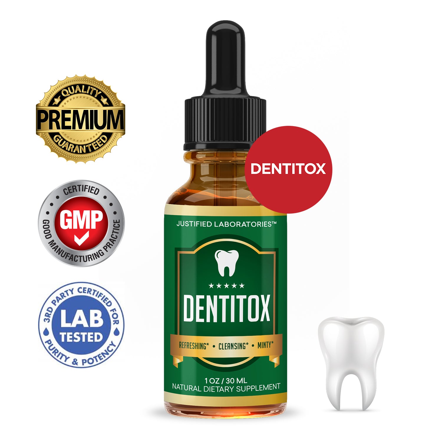Dentitox Mint Flavored Mouth Drops
