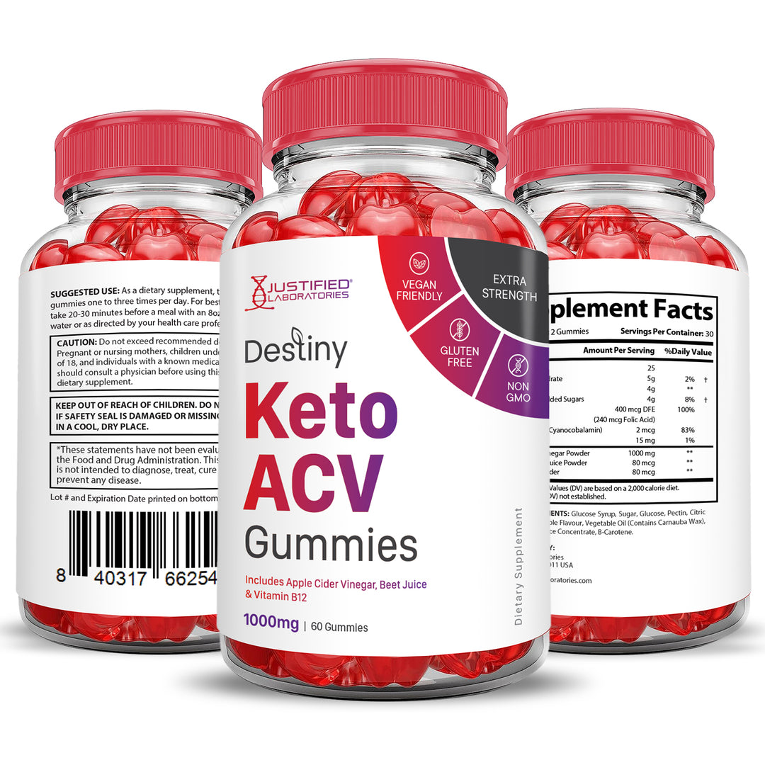 Destiny Keto ACV Gummies 1000MG
