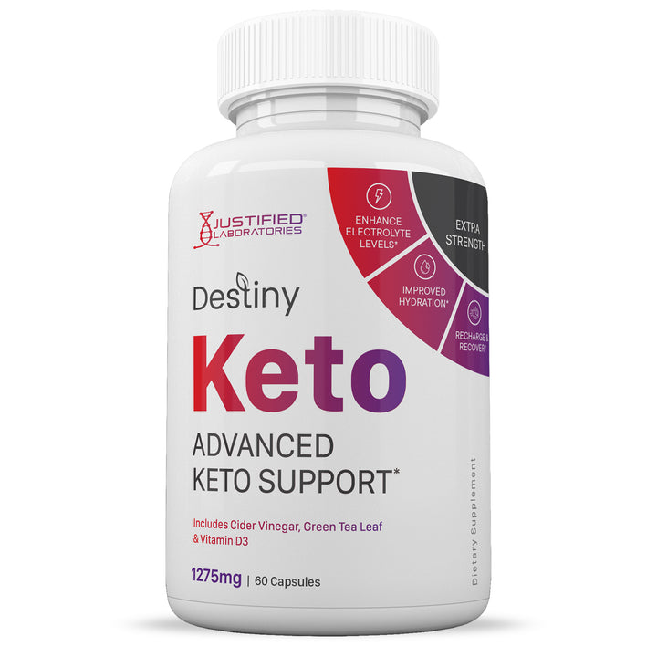 front of Destiny Keto ACV Pills 1275MG