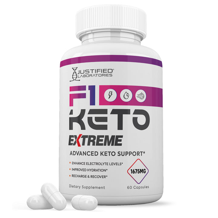 1 bottle of F1 Keto ACV Extreme Pills 1675MG
