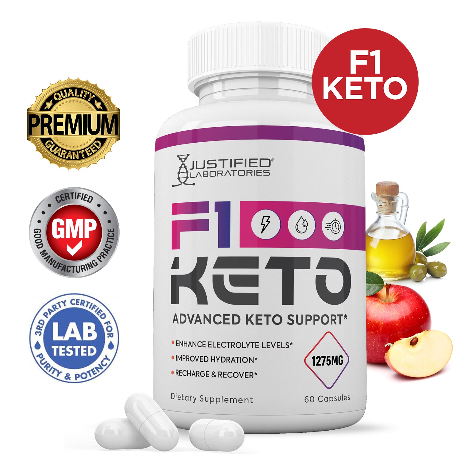 F1 Keto ACV Pills 1275MG