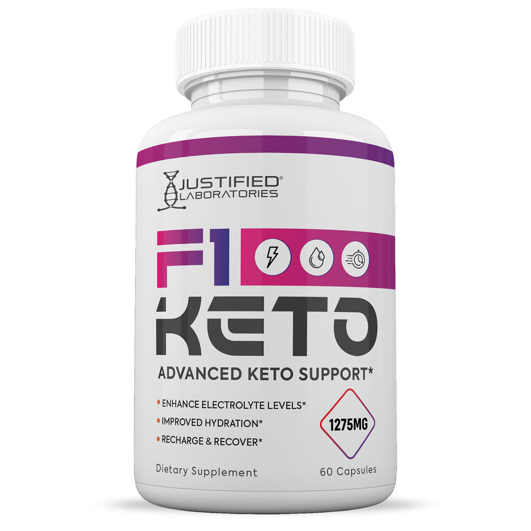 Front of F1 Keto ACV Pills 1275MG