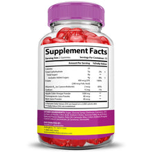 Load image into Gallery viewer, Supplement Facts Fast Active Keto ACV Gummies 1000MG