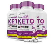 Carica l&#39;immagine nel visualizzatore di Gallery, 3 Bottles Fast Active Keto ACV Extreme Pills 1675MG