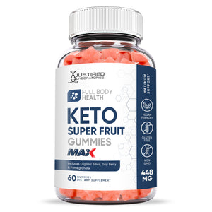 Front Side of Full Body Health Keto Max Gummies