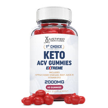 Afbeelding in Gallery-weergave laden, 1 bottle of 2 x Stronger 1st Choice Keto ACV Gummies Extreme 2000mg
