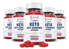 Load image into Gallery viewer, 5 bottles of 2 x Stronger 1st Choice Keto ACV Gummies Extreme 2000mg