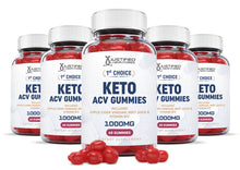 Load image into Gallery viewer, 5 bottles of 1st Choice Keto ACV Gummies 1000MG