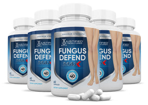 5 bottles of 3 X Stronger Fungus Defend Max 40 Billion CFU