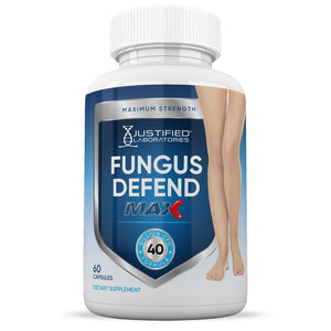 Front facing image of 3 X Stronger Fungus Defend Max 40 Billion CFU